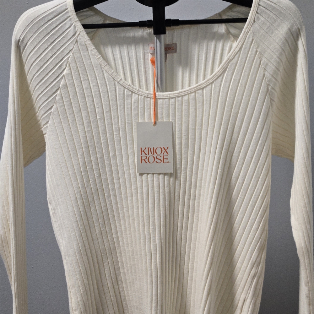 Women's Target Knox Rose NWT Ivory Long Sleeve Blouse Size XL
